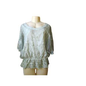 Democracy Pale Green Blouse